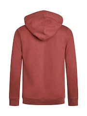 Weird Fish Red Bryant Front Print Graphic Popover Hoodie - Image 7 of 7