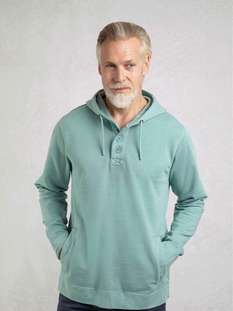MineralBlu Blue - Weird Fish Woodside Sunwashed Loopback 100% Cotton Hoodie - صورة 1 من 7 MineralBlu Blue - Weird Fish Woodside Sunwashed Loopback 100% Cotton Hoodie - صورة 1 من 7