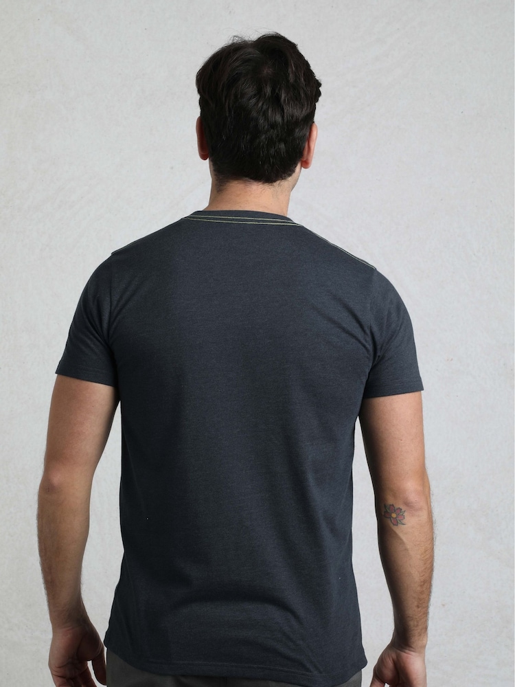 Weird Fish Blue CampKit Front Print Graphic T-Shirt - Image 2 of 6