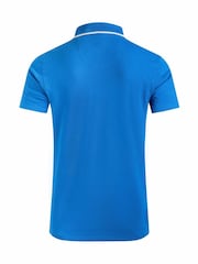 Weird Fish BluSapph Powell Textured 100% Cotton Polo Shirt - Image 7 of 7