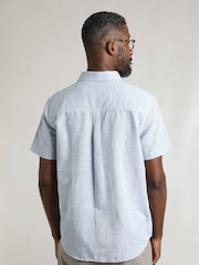 Weird Fish Blue Washton Short Sleeve Shirt - Image 2 of 7