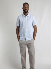 Weird Fish Blue Washton Short Sleeve Shirt - Image 4 of 7