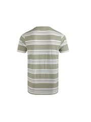 Verde - Weird Fish Xavier Crepe Stripe T-Shirt - Imagen 6 de 6