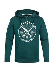 Weird Fish Green Jamie Branded Popover Sweatshirt Hoodie - Image 6 of 7