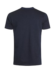 Weird Fish Navy Blue Pacific Front Print Graphic T-Shirt - Image 7 of 7