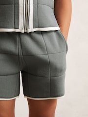 Reiss Dark Sage Green Barbor Shorts - Image 1 of 4