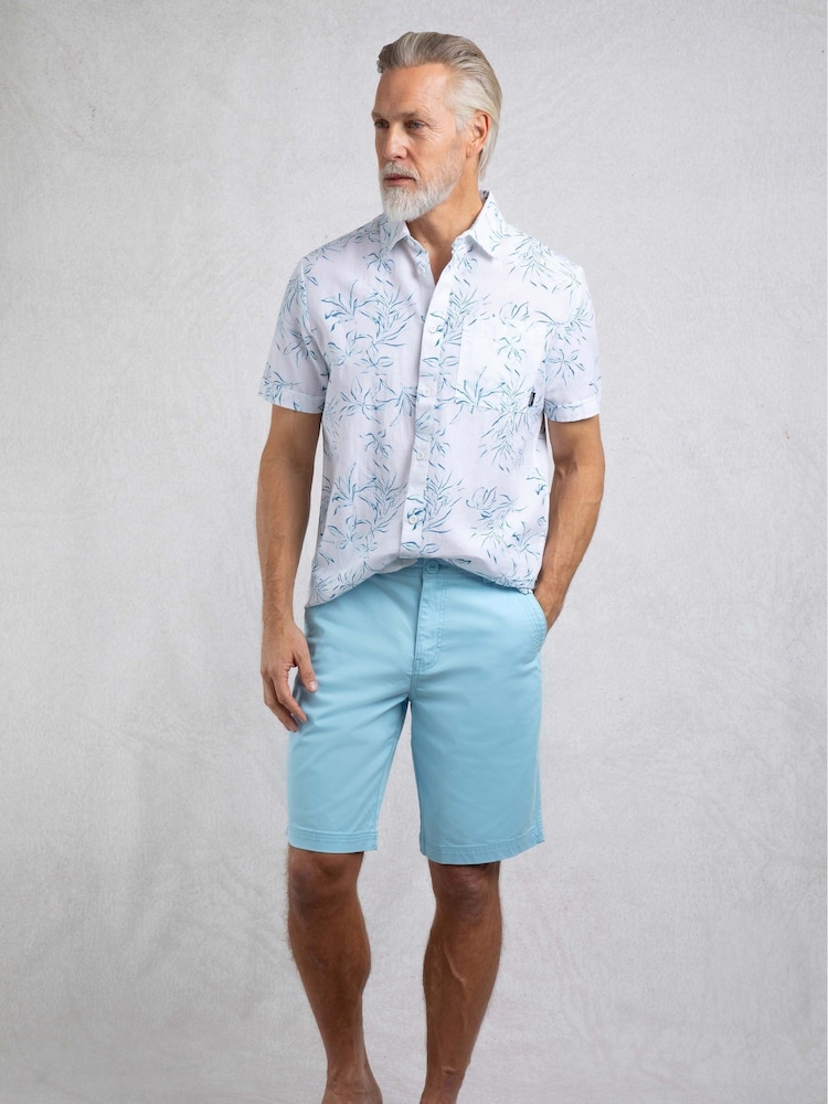 Weird Fish PowderBlu Rayburn Flat Front Shorts - Image 1 of 7