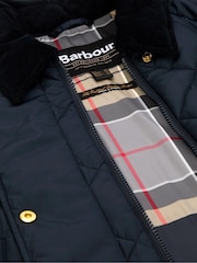 Barbour Navy Aldburgh Quilted Jacket - Image 11 of 12