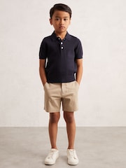 Reiss Navy Blue Clement Polo Shirt - Image 2 of 4
