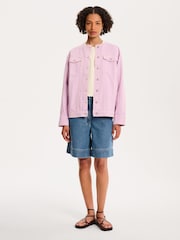 Jaqueta Omnes oversized Wilona 100% cotton sem gola - Imagem 1 de 4