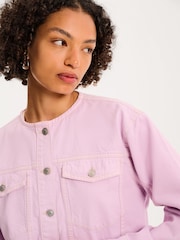 Jaqueta Omnes oversized Wilona 100% cotton sem gola - Imagem 3 de 4