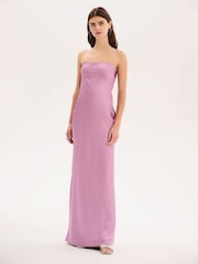 Omnes Purple Amdra Strapless Bandeau Maxi Dress - Image 2 of 5