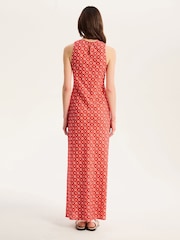 Omnes Torin 100% Cotton Maxi Floral Gingham Dress - Bild 2 von 4