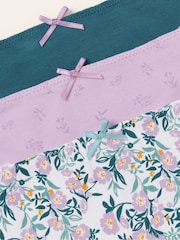 FatFace Purple 3 Pack of Brazillian Knickers - Image 3 of 3
