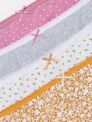 FatFace 4 Pack of Floral Spot Classic Knickers - صورة 3 من 3