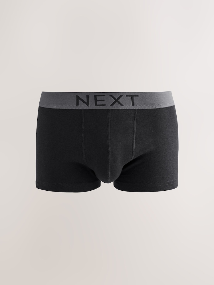 Black 10 pack Hipster Boxers 4 Pack - Image 2 of 5 Black 10 pack Hipster Boxers 4 Pack - Image 2 of 5