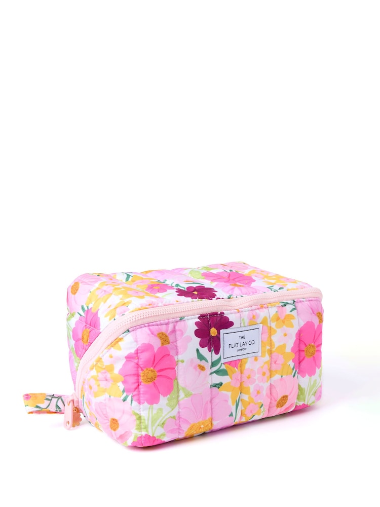 The Flat Lay Co. Marshmallow Open Flat Box Makeup Bag - Image 2 of 6 The Flat Lay Co. Marshmallow Open Flat Box Makeup Bag - Image 2 of 6