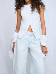River Island Blue Balloon Jeans - Image 3 of 4