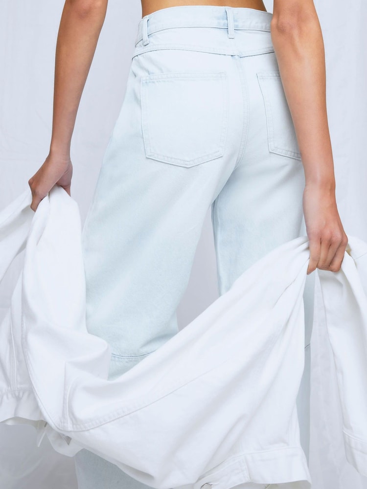 River Island Blue Balloon Jeans - Image 4 of 4