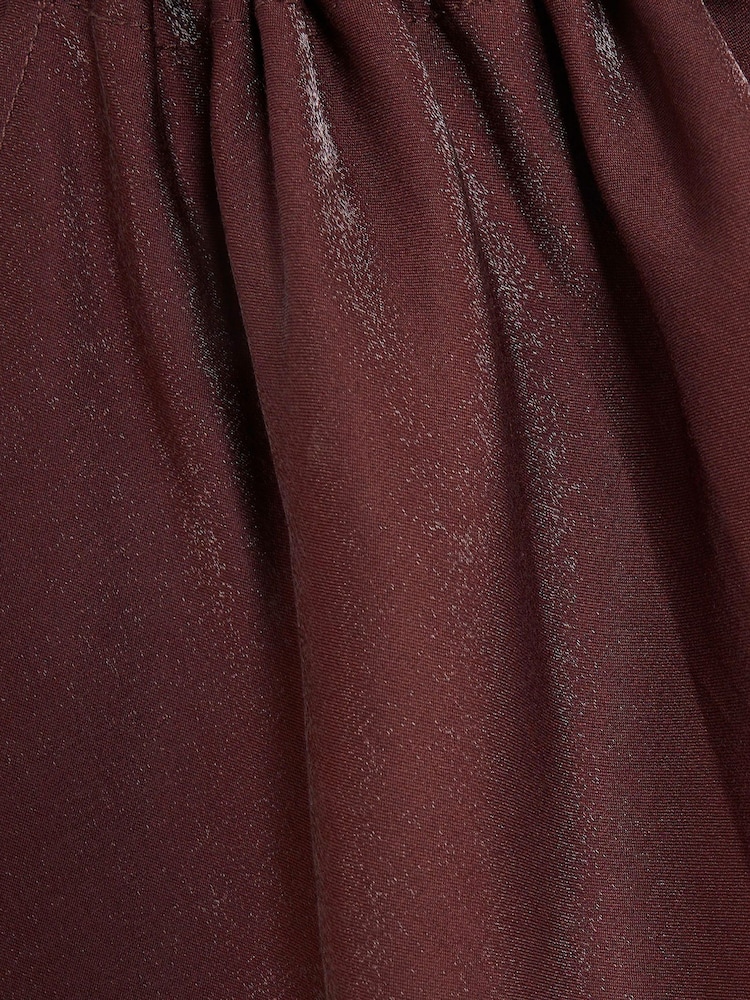 River Island Brown Halter Neck Maxi Dress - Image 7 of 7