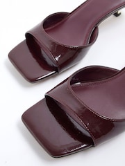 River Island Brown Kitten Heeled Mules - Image 6 of 6