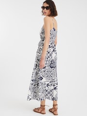 River Island Black Strappy Trapeze Dress - Image 2 of 4