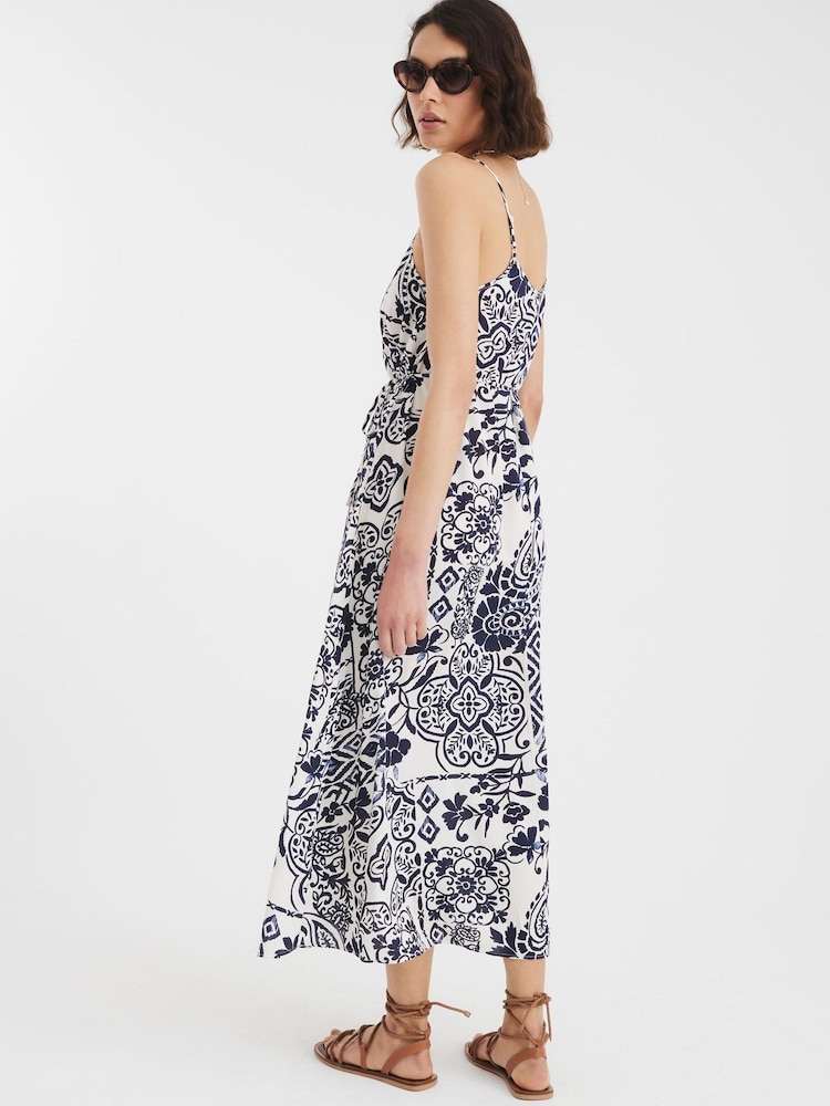 River Island Black Strappy Trapeze Dress - Image 2 of 4 River Island Black Strappy Trapeze Dress - Image 2 of 4