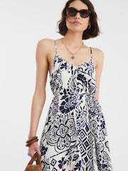 River Island Black Strappy Trapeze Dress - Image 4 of 4