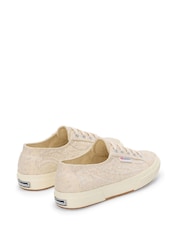 Superga 2750 Paisley Embroidery Canvas White Trainers - Image 3 of 5