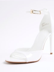 Weiß - River Island Closed Back Heeled Sandals - Bild 2 von 5