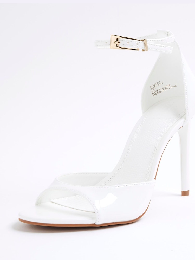 Weiß - River Island Closed Back Heeled Sandals - Bild 2 von 5