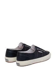 Superga 2750 Metallic Leather Canvas White Trainers - Image 3 of 5