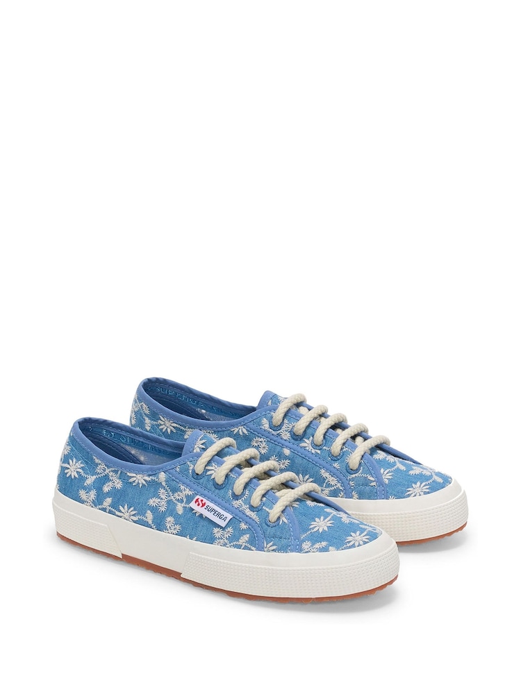 Superga 2750 Sangallo Canvas White Trainers - Image 2 of 5