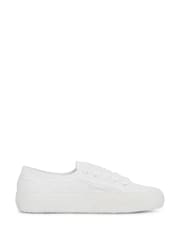 Superga 2750 Flower Sangallo Canvas White Trainers - Image 1 of 5