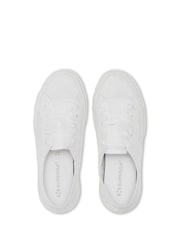 Superga 2750 Flower Sangallo Canvas White Trainers - Image 4 of 5