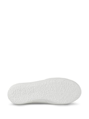 Superga 2750 Flower Sangallo Canvas White Trainers - Image 5 of 5