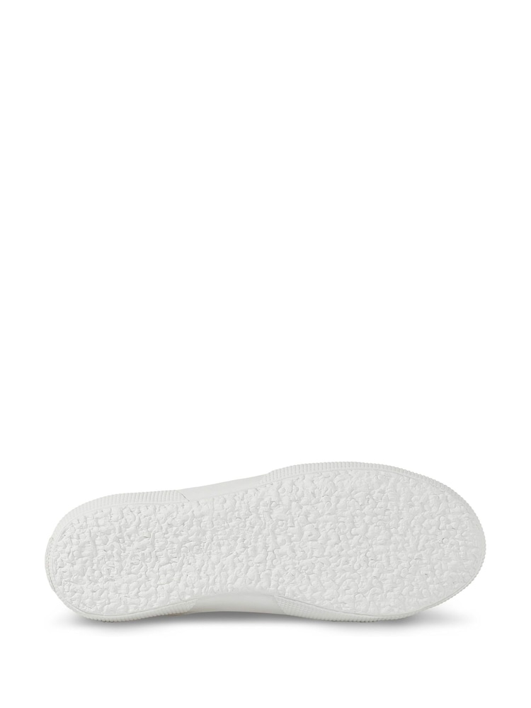 Superga 2750 Flower Sangallo Canvas White Trainers - Image 5 of 5