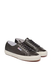 Superga 2750 OG Canvas Trainers – Silver Metallic/Off-White - Image 2 of 5