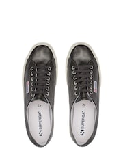 Superga 2750 OG Canvas Trainers – Silver Metallic/Off-White - Image 4 of 5