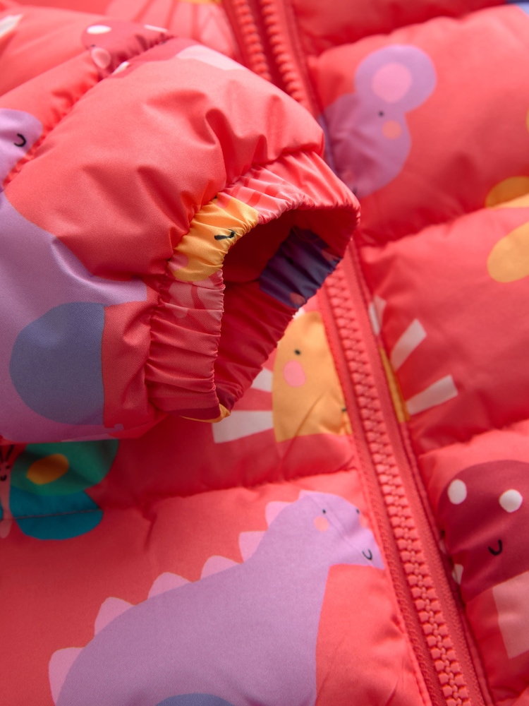 Red Character Shower Resistant Fleece Lined Hooded Padded Coat (3mths-7yrs) - Image 9 of 9 Red Character Shower Resistant Fleece Lined Hooded Padded Coat (3mths-7yrs) - Image 9 of 9