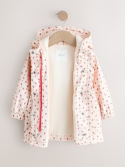 Ecru Floral Printed Coat (9mths-7yrs) - Image 6 of 11