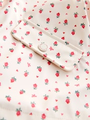 Ecru Floral Printed Coat (9mths-7yrs) - Image 8 of 11