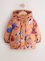 بني مائل للأحمر عليه شخصية - Shower Resistant Printed Coat (3mths-7yrs) - صورة 5 من 9