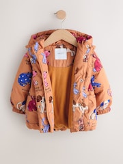 بني مائل للأحمر عليه شخصية - Shower Resistant Printed Coat (3mths-7yrs) - صورة 6 من 9