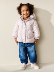 بأزهار بيج - Shower Resistant Printed Coat (3mths-7yrs) - صورة 2 من 4