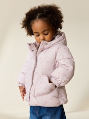بأزهار بيج - Shower Resistant Printed Coat (3mths-7yrs) - صورة 4 من 4