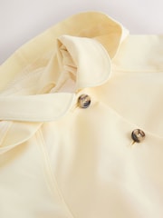 Lemon Yellow Shower Resistant Button Front Coat (3mths-7yrs) - Image 5 of 6