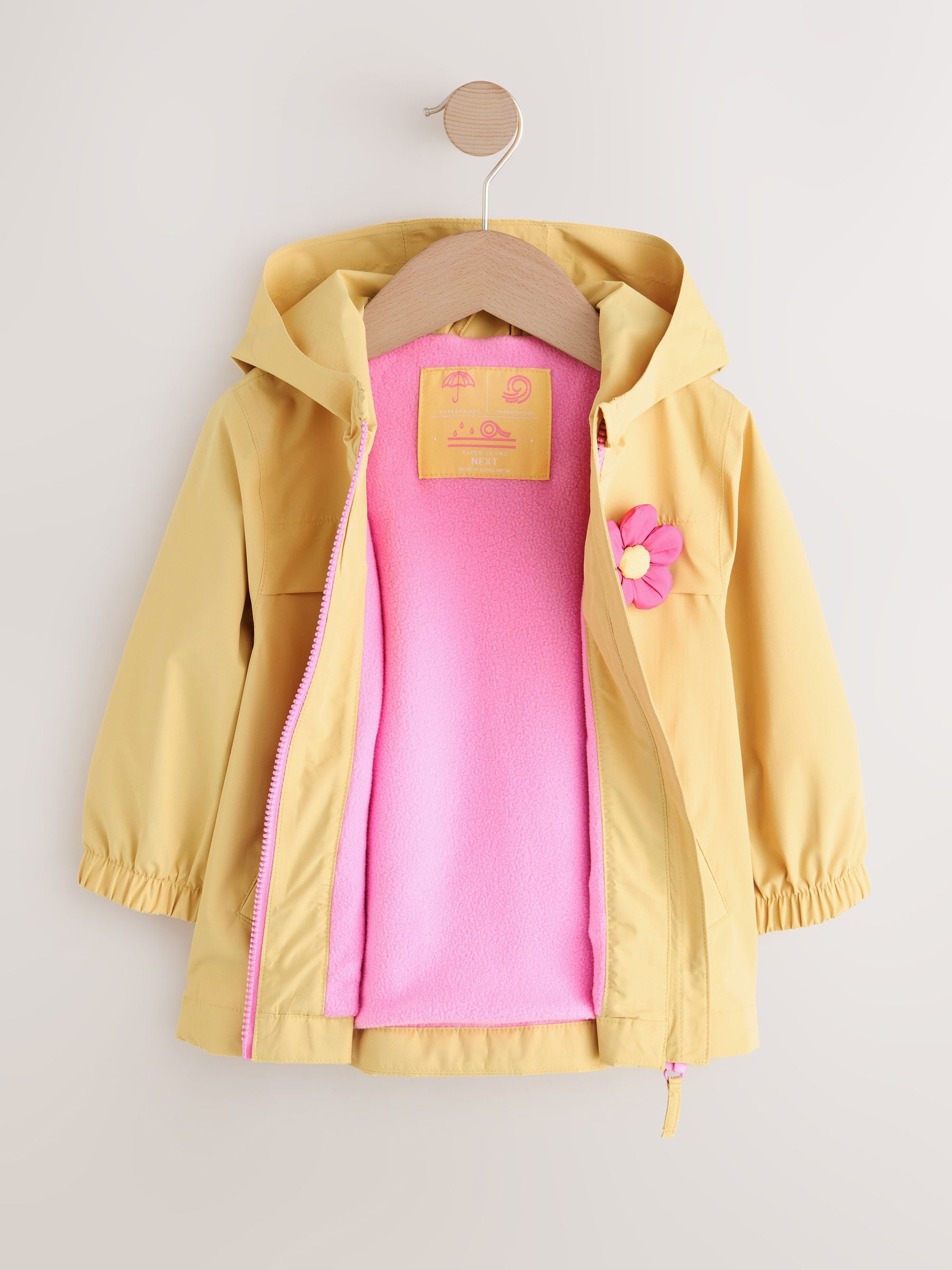 Buy Lemon 3D Flower Waterproof Jacket (6mths-7yrs) from Next USA