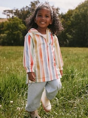 Multi Stripe Shower Resistant Printed Cagoule Jacket (3mths-7yrs) - Image 2 of 8