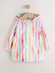 Multi Stripe Shower Resistant Printed Cagoule Jacket (3mths-7yrs) - Image 4 of 8